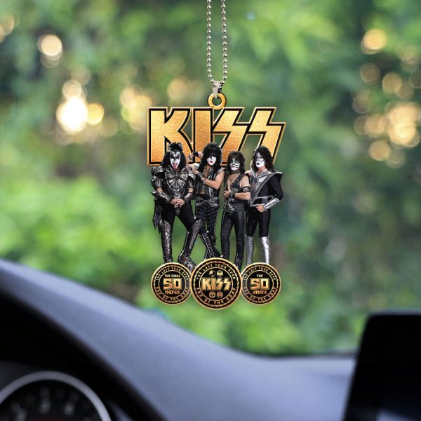 Kiss Band Custom shape 1-sided Acrylic Car Ornament - HOATT 4034