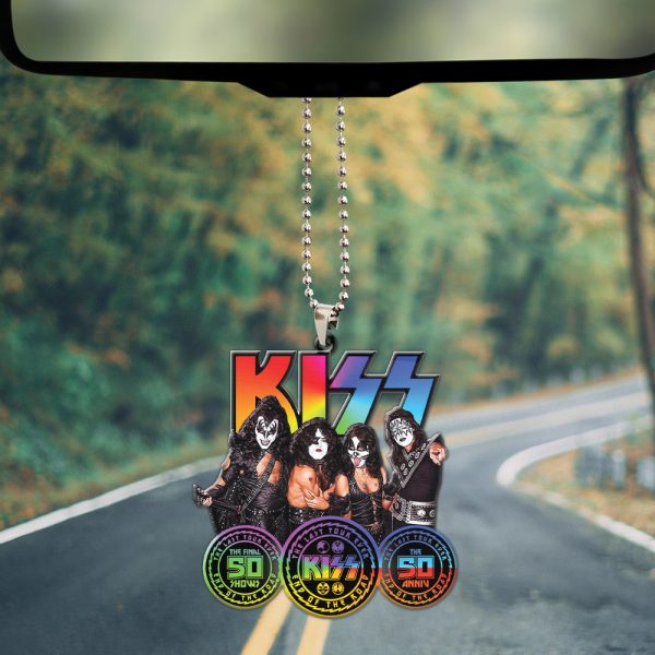 Kiss Band Custom shape 1-sided Acrylic Car Ornament - HOATT 4100