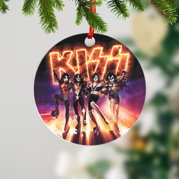 Kiss Band Fixed Shape 2-sided Acrylic Ornament - HOATT 3976