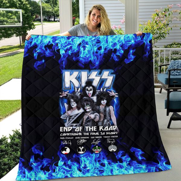 Kiss Band Quilt Blanket - HOATT 3982