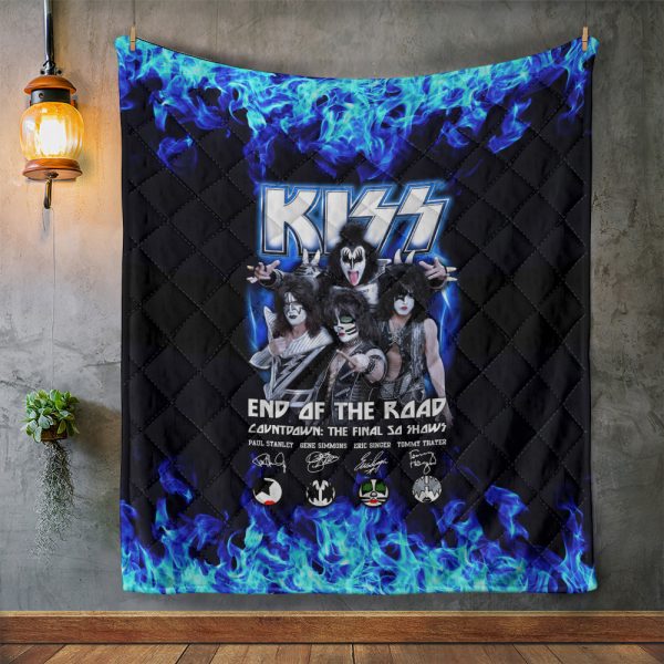 Kiss Band Quilt Blanket - HOATT 3982