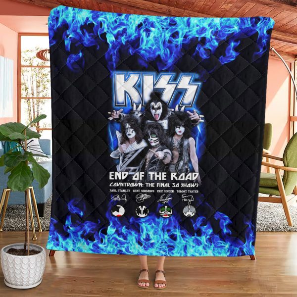 Kiss Band Quilt Blanket - HOATT 3982