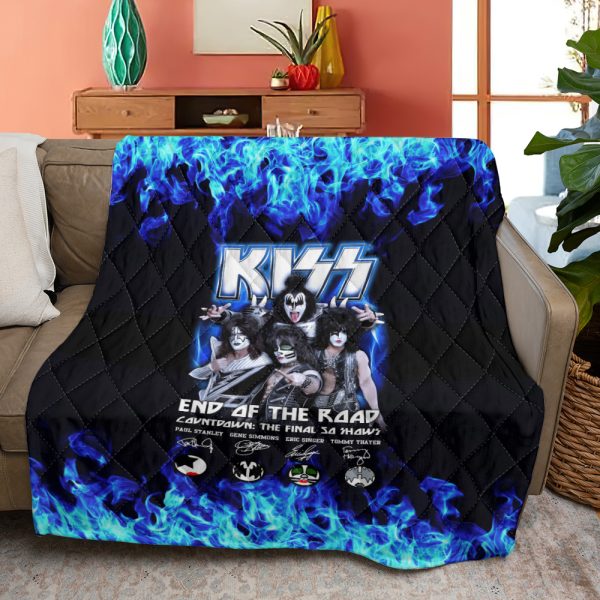 Kiss Band Quilt Blanket - HOATT 3982