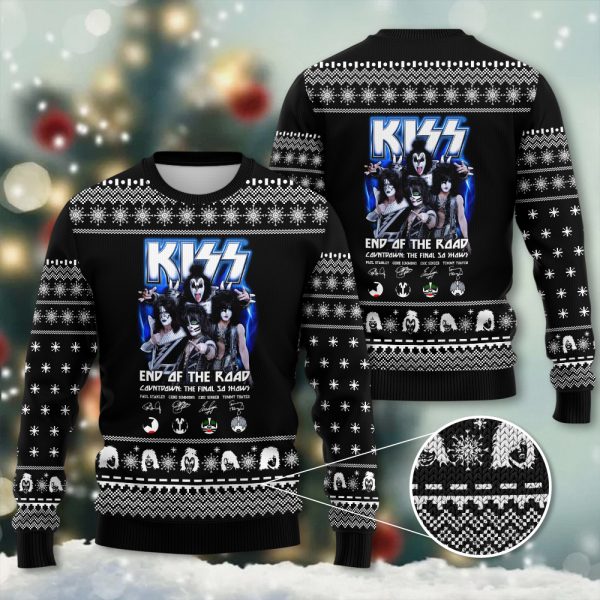 Kiss Band 3D Ugly Sweater - HOATT 4018