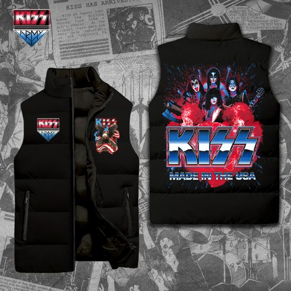 Kiss Band 2D Sleeveless Jacket - TANTN 3537