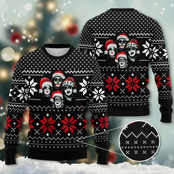 Kiss Band 3D Ugly Sweater - HOATT 4033