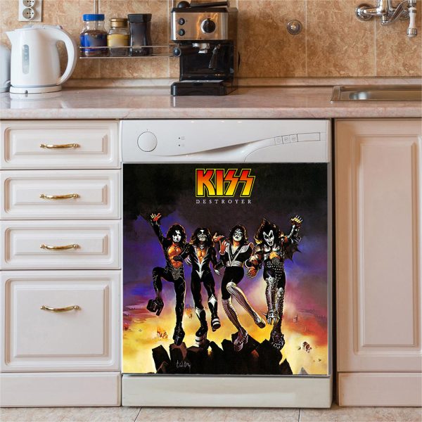 Kiss Band 3D Dishwasher Cover - TANTN 3560