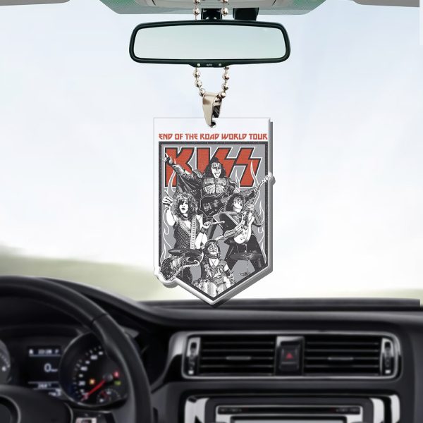 Kiss Band Custom shape Clear 1-sided Acrylic Car Ornament - TANTN 3584