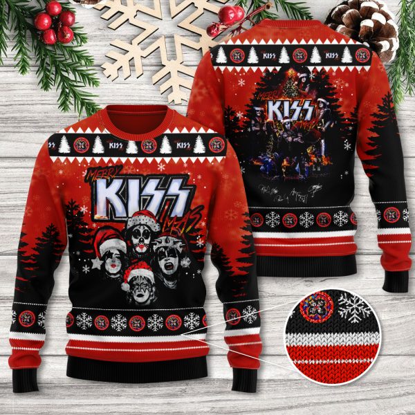 Kiss Band 3D Ugly Sweater - TANTN 3486