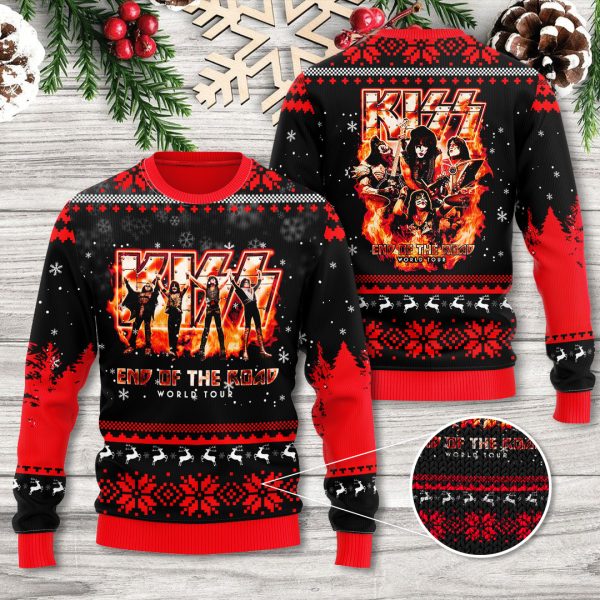 Kiss Band 3D Ugly Sweater - TANTN 3547