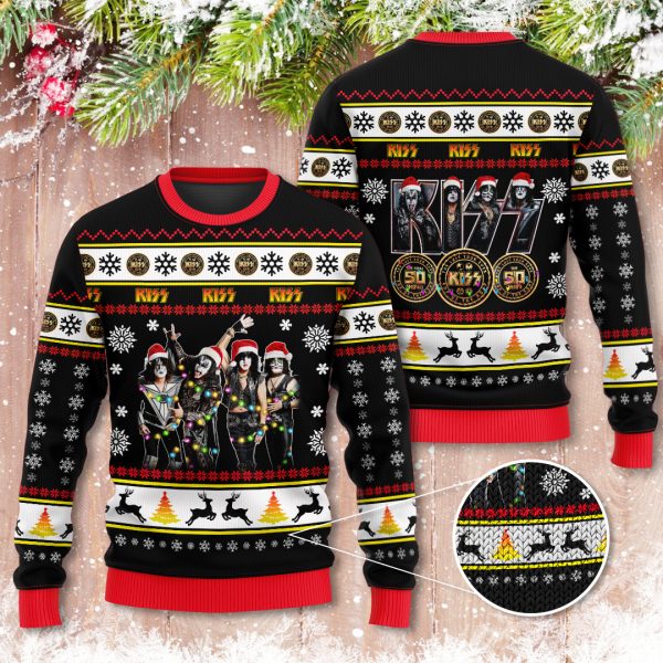 Kiss Band 3D Ugly Sweater - MAITM 5094