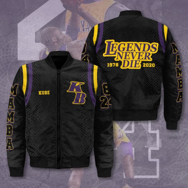 Kobe Bryant x Los Angeles Lakers 3D Bomber Jacket - VANDH 1971