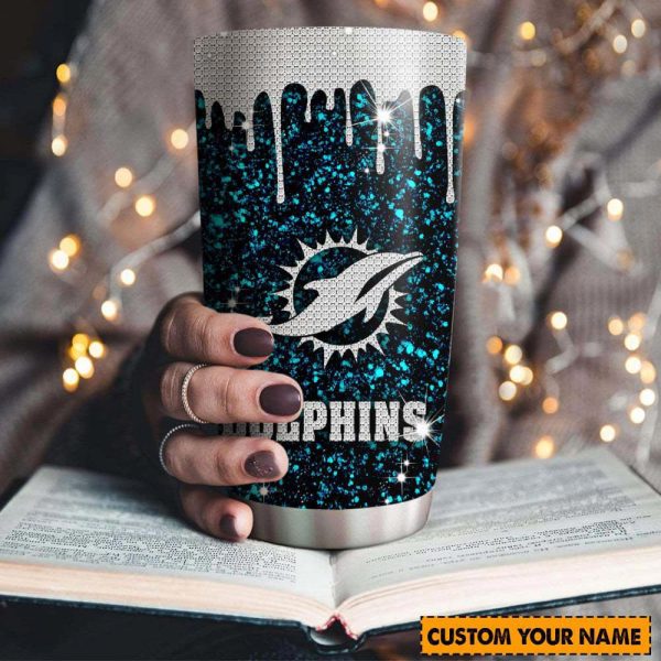 Personalized Miami Dolphins Tumbler Cup - TANTN 3886