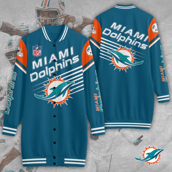 Miami Dolphins 3D Women's Long Jersey - TANTN 3936