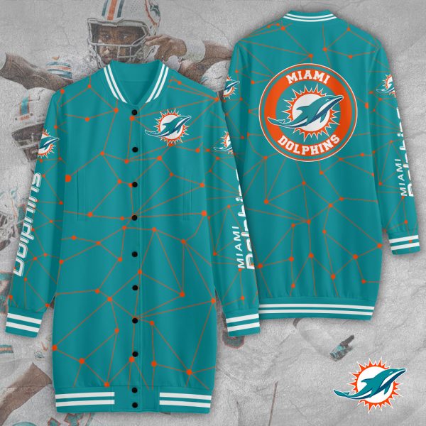 Miami Dolphins 3D Women's Long Jersey - TANTN 3943