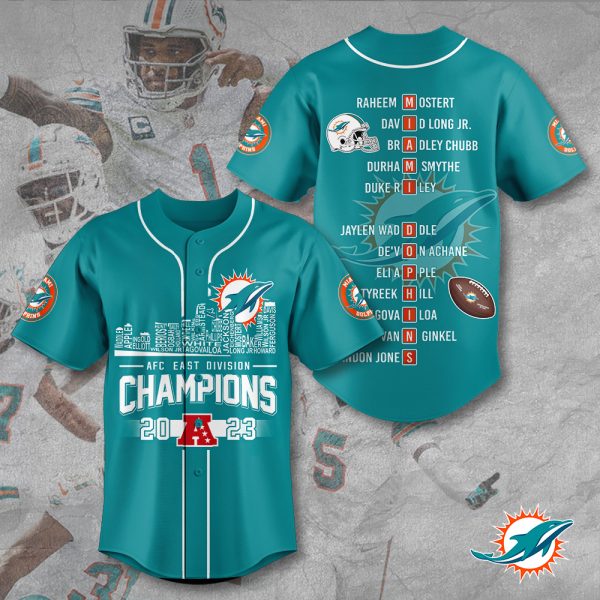 Miami Dolphins Baseball Jersey - TANTN 3882