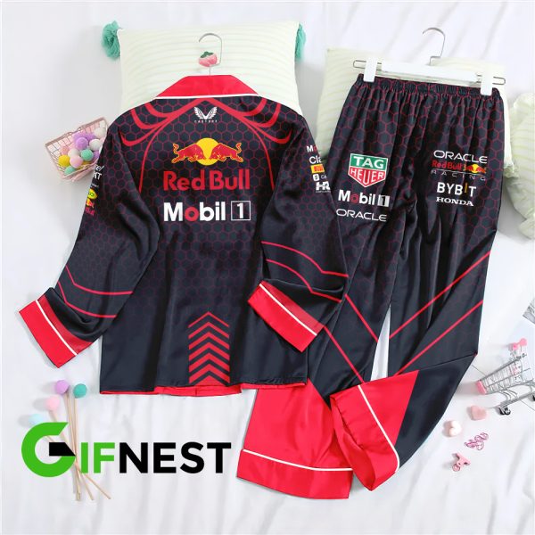 Red Bull Racing F1 Button Down Pajamas Set – HOATTT 3916