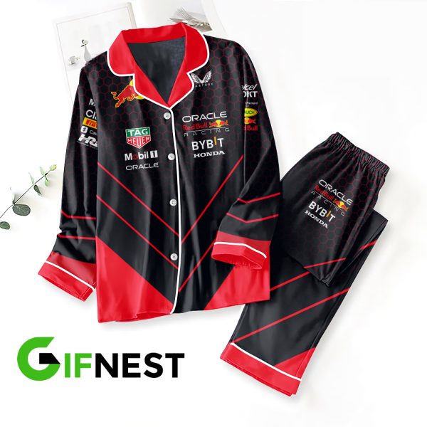 Red Bull Racing F1 Button Down Pajamas Set – HOATTT 3916