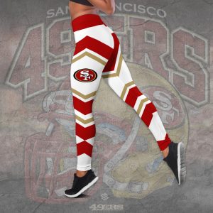 San Francisco 49ers Hollow Tank Top Leggings - TANTN 3817