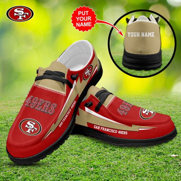 Personalized San Francisco 49ers Custom Hey Dude Shoes - TANTN 3820