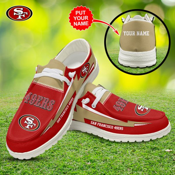 Personalized San Francisco 49ers Custom Hey Dude Shoes - TANTN 3820