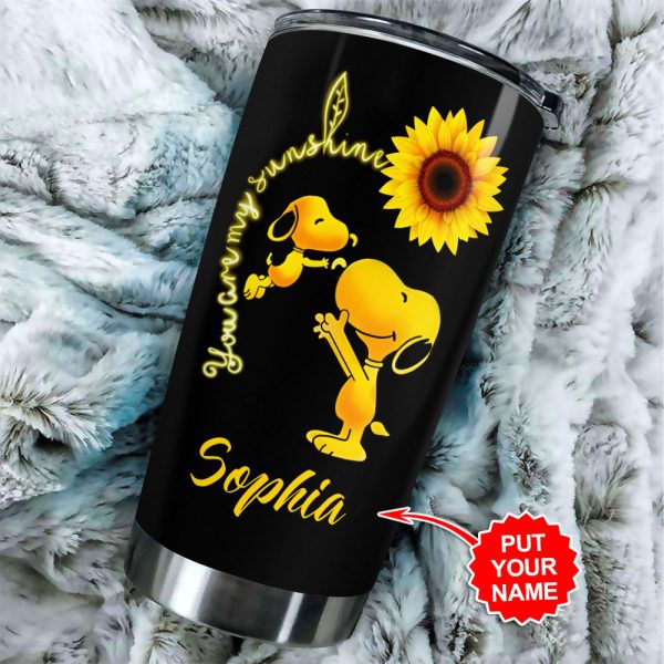 Personalized Snoopy Tumbler Cup - VANDH 1942