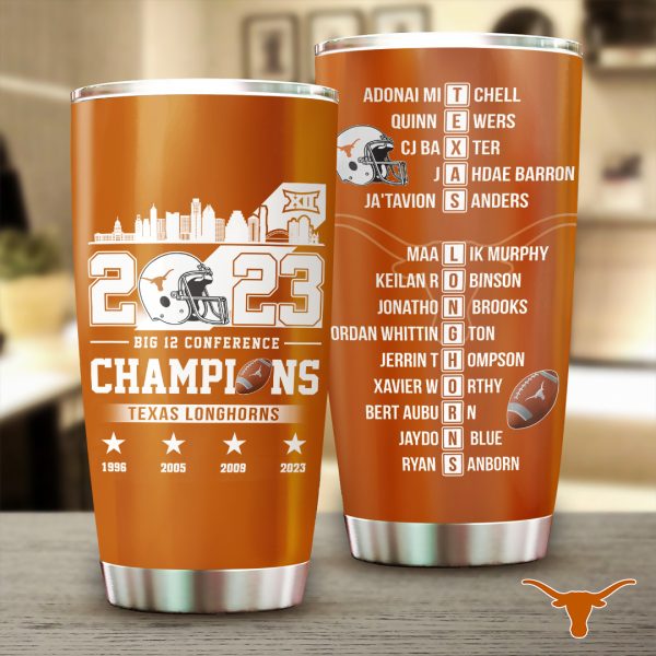 Texas Longhorns Football Tumbler Cup - TANTN 3893