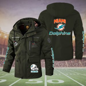 Personalized Miami Dolphins 2D Parka Jacket - TANTN 3926