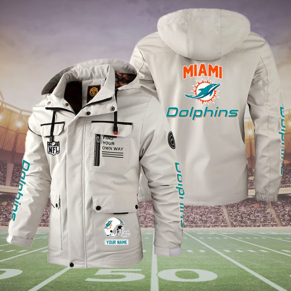 Personalized Miami Dolphins 2D Parka Jacket - TANTN 3926