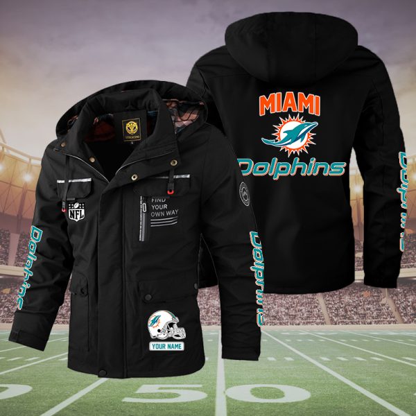 Personalized Miami Dolphins 2D Parka Jacket - TANTN 3926