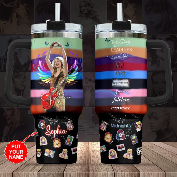 Personalized Taylor Swift 40oz Stanley Tumbler - VANDH 1880