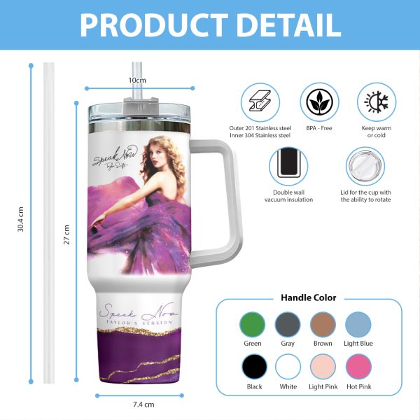 Personalized Taylor Swift 40oz Stanley Tumbler - VANDH 1882