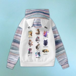 Taylor Swift x Cat Lovers 3D Hoodie With Decorative Ears - VANDH 1890