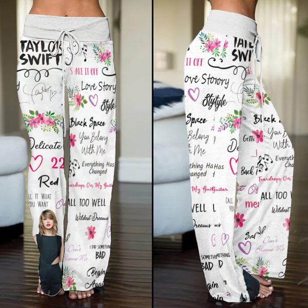 Taylor Swift High-Waisted Straight-Leg Trousers - HOATT 3934