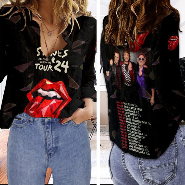 The Rolling Stones 3D Linen Shirt - TANTN 3496