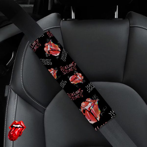 The Rolling Stones Seat Belt Cover 2PCS - TANTN 3507