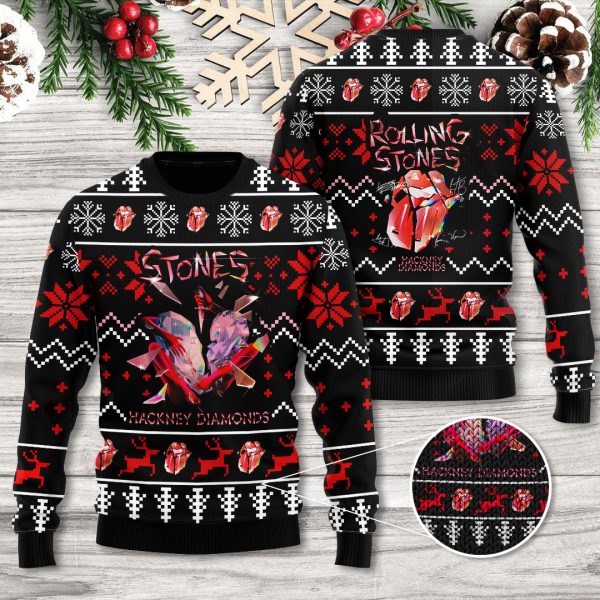 The Rolling Stones 3D Ugly Sweater - TANTN 3341