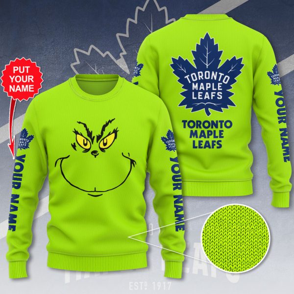 Personalized Toronto Maple Leafs 3D Ugly Sweater - VANDH 1938.1