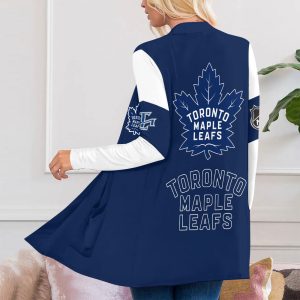 Toronto Maple Leafs Women's Patch Pocket Cardigan - VANDH 1874