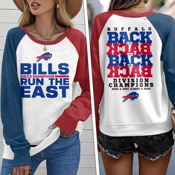 Buffalo Bills Round Neck Raglan Sleeve Sweatshirt – MAITM 5504