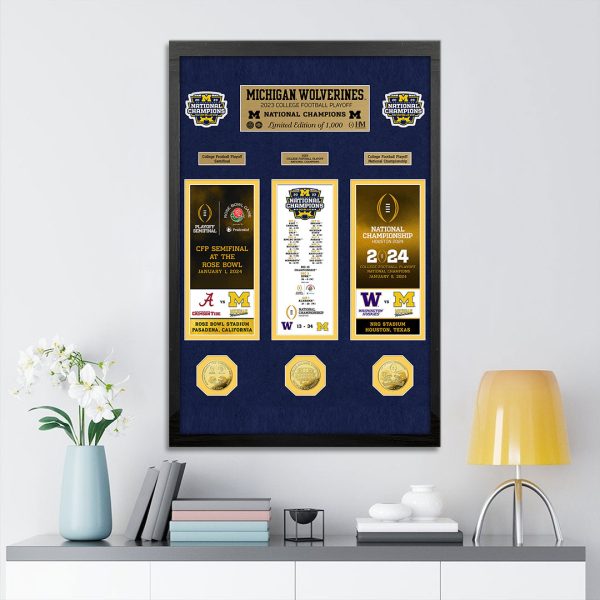 Michigan Wolverines Football Canvas - MAITM 5496