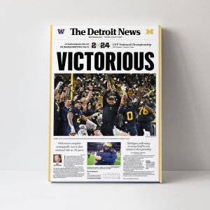 Michigan Wolverines Football Canvas - MAITM 5552