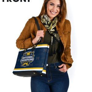 Michigan Wolverines Football Leather Tote Bag - MAITM 5560