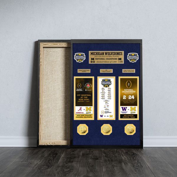 Michigan Wolverines Football Canvas - MAITM 5496