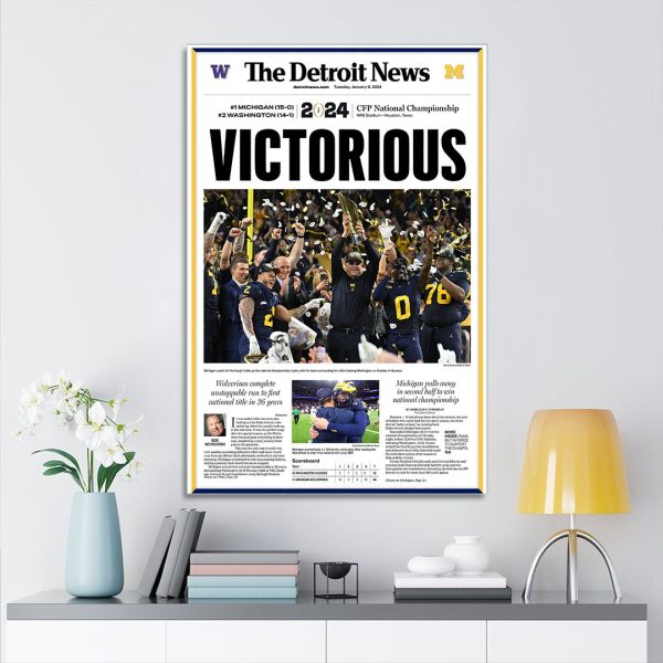 Michigan Wolverines Football Canvas - MAITM 5552