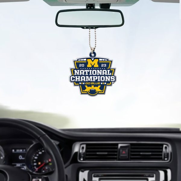 Michigan Wolverines Football Custom shape 1-sided Acrylic Car Ornament - MAITM 5406