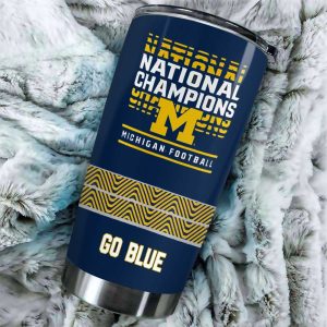 Personalized Michigan Wolverines Football Tumbler Cup - MAITM 5461