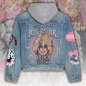 Dolly Parton Women's Denim Hood Jacket - ANHNV 3072