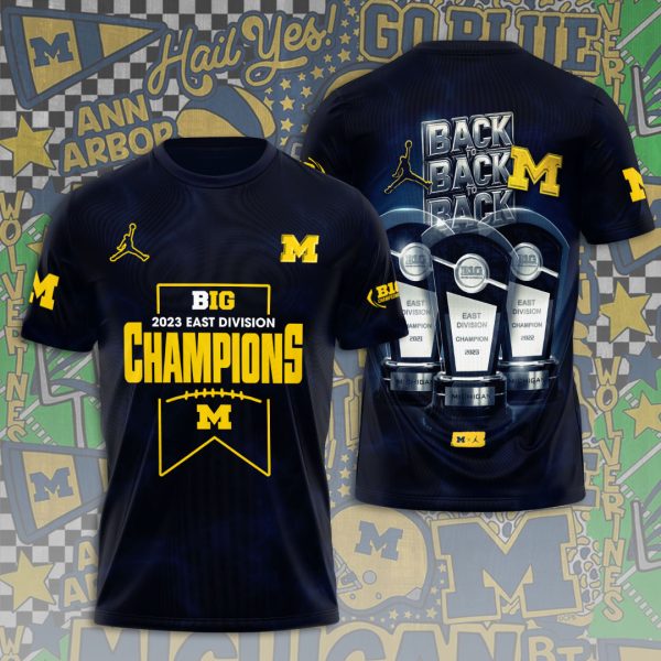 Michigan Wolverines Football 3D Apparel - ANHNV 3573