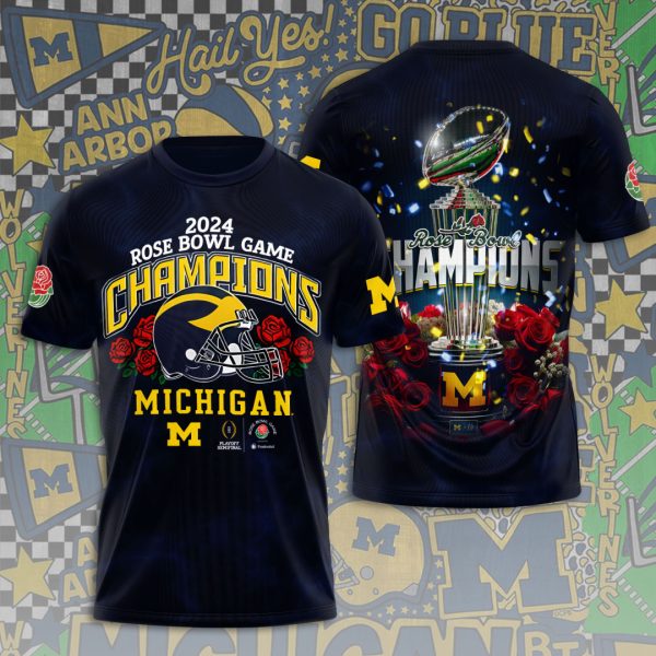 Michigan Wolverines Football 3D Apparel - ANHNV 3575